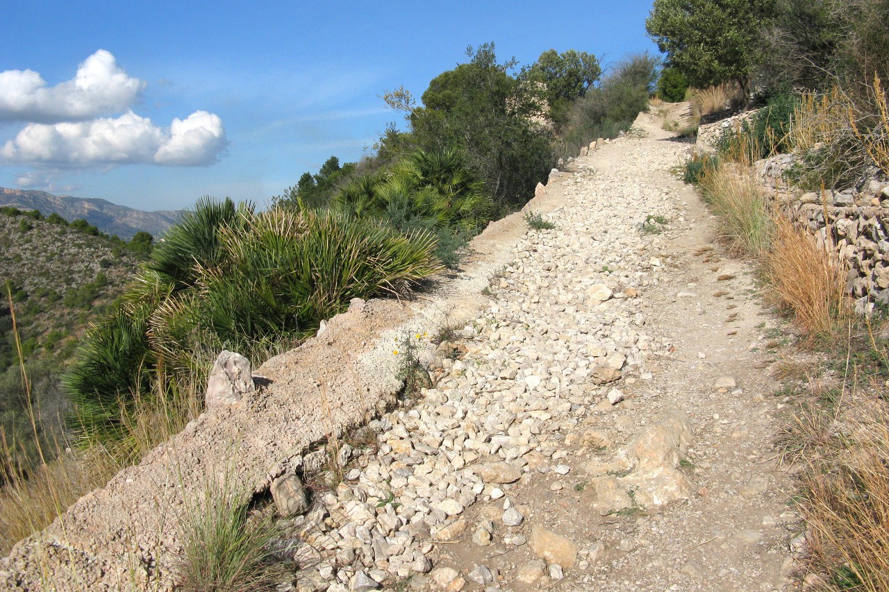 Path to the Bayren Castle, Gandia