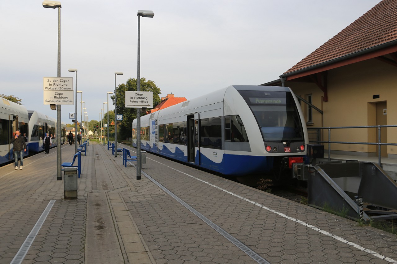 Usedom's railway (Usedomer Bäderbahn, UBB)